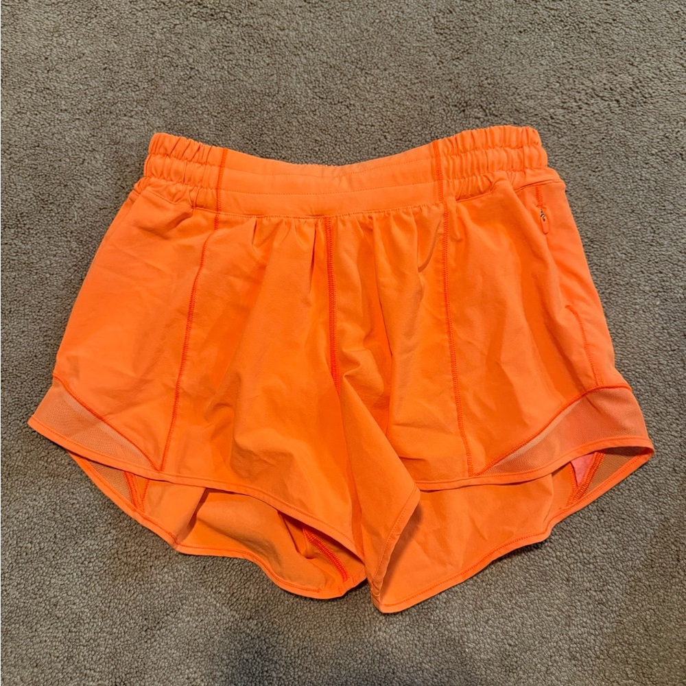 lululemon athletica Orange Athletic Shorts